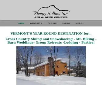 Skisleepyhollow.com(Sleepy Hollow Inn Bike and Ski Center) Screenshot