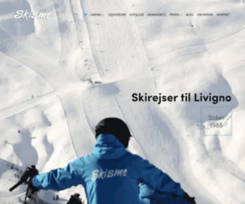 Skisme.dk(Skirejser i Livigno siden 1985) Screenshot