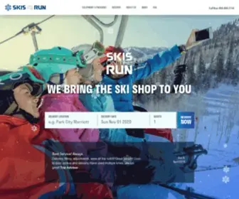 Skisontherun.com(Skis on the Run) Screenshot