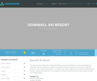 Skitahoedonner.com(Downhill Ski Resort) Screenshot