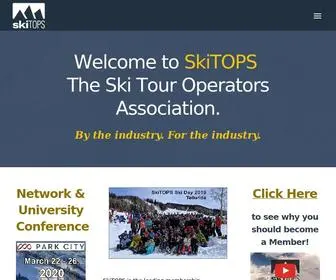 Skitops.com(The Official Ski Tour Operators Association) Screenshot