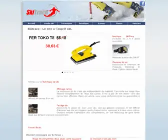 Skitrace.com(Ski alpin et freeride) Screenshot