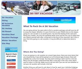 SkitripVacation.com(Ski Trip Vacation) Screenshot