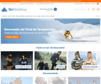 Skiwebshop.es(Compra ropa de esquí en línea) Screenshot