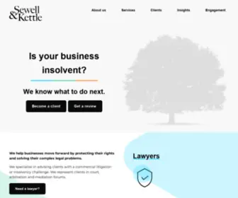 Sklawyers.com.au(Sewell & Kettle) Screenshot