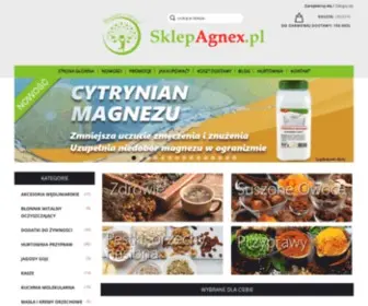 Sklepagnex.pl(Sklep z przyprawami w hurtowych cenach. Kuchnia molekularna) Screenshot