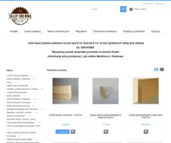 Sklepdrewna.pl(Sklep z drewnem Kraków Modlnica) Screenshot