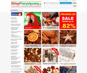 Sklepflorystyczny.pl(Akcesoria kwiaciarskie. Hurtownia) Screenshot