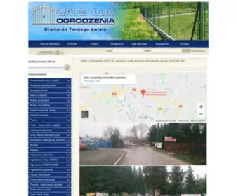 Sklepogrodzenia.pl(Sklep Ogrodzenia GATE LUK) Screenshot