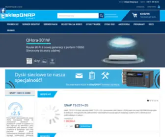 Sklepthecus.pl(Dyski sieciowe QNAP w najlepszym sklepie z produktami QNAP w Polsce) Screenshot