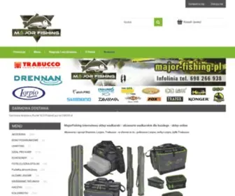 Skleptrabucco.pl(Internetowy sklep wędkarski online) Screenshot