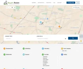 Sklepyradom.pl(Radomski portal informacyjno reklamowy) Screenshot