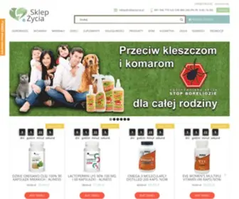 Sklepzycia.pl(Witaminy, Minerały, Suplementy, Medycyna Naturalna) Screenshot