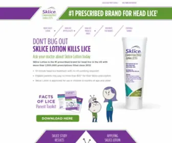 Sklice.com(Sklice Lotion) Screenshot