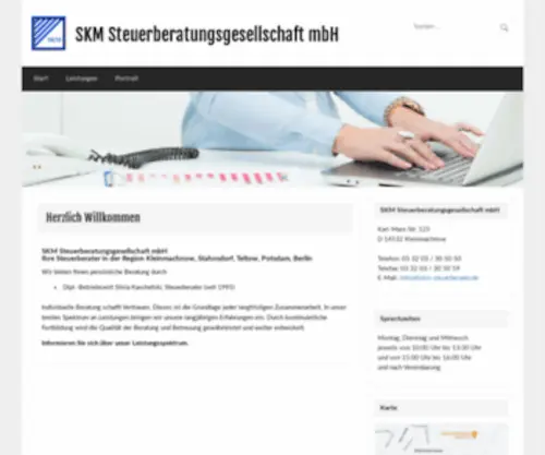 SKM-Steuerberater.de(SKM Steuerberater) Screenshot