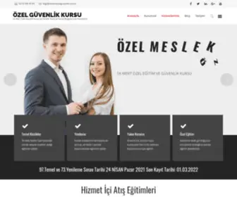 Skmertozelguvenlik.com.tr(ÖZEL GÜVENLİK KURSU) Screenshot