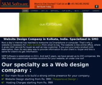 SKmsoftware.net(Website design Company In Kolkata) Screenshot