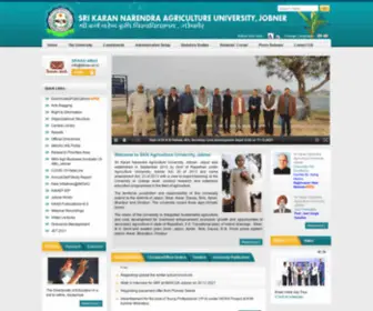 Sknau.ac.in(Sri Karan Narendra Agriculture University) Screenshot
