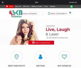 SKncosmetics.com(Cosmetic & Plastic Surgery Clinic in Islamabad) Screenshot