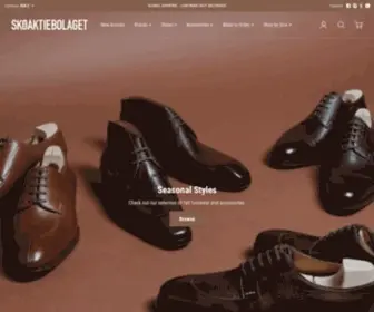 Skoaktiebolaget.se(The World's Finest Footwear & Accessories) Screenshot