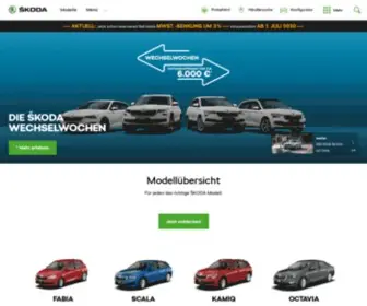 Skoda-Auto.de(KODA Home) Screenshot