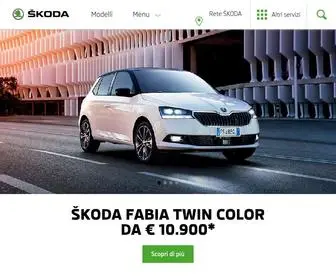 Skoda-Auto.it(Sito ufficiale di) Screenshot