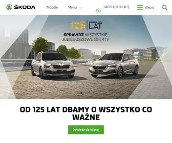 Skoda-Auto.pl(Koda Polska) Screenshot