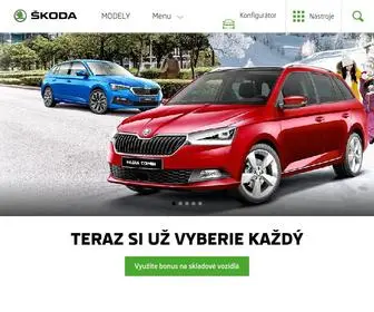Skoda-Auto.sk(ŠKODA) Screenshot