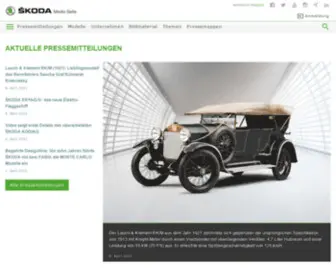 Skoda-Presse.de(ŠKODA AUTO Deutschland GmbH) Screenshot