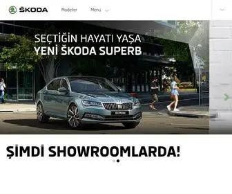 Skoda.com.tr(Ana Sayfa) Screenshot
