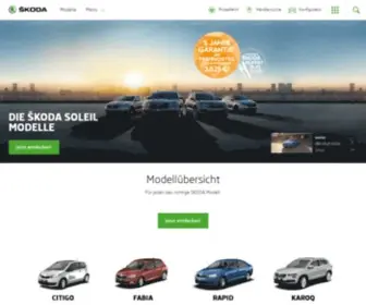 Skoda.de(ŠKODA) Screenshot