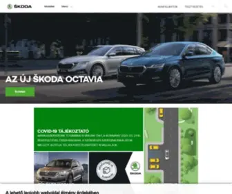 Skoda.hu(Škoda) Screenshot