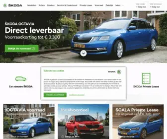 Skoda.nl(ŠKODA Nederland) Screenshot