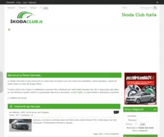 Skodaclub.it(Skoda Club Italia) Screenshot
