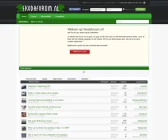 Skodaforum.nl(Het grootste Skoda Forum van de Benelux. Met antwoorden op vragen over de techniek) Screenshot
