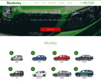 SkodovKy.info(Škoda Auto prodej) Screenshot