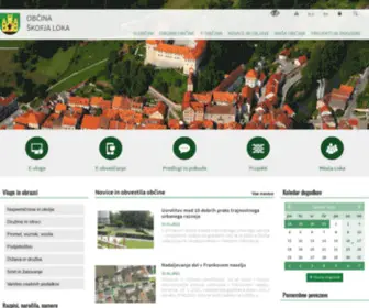 Skofjaloka.si(Občina Škofja Loka. Poslujte elektronsko z občino) Screenshot