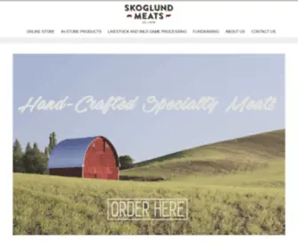 Skoglundmeats.com(Skoglund Meats) Screenshot