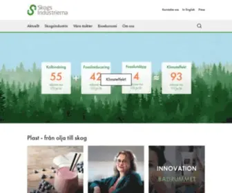 Skogsindustrierna.org(Hållbart skogsbruk) Screenshot