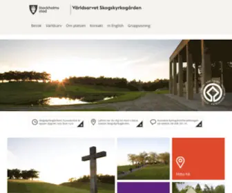 Skogskyrkogarden.se(Världsarvet Skogskyrkogården) Screenshot