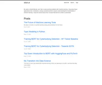 Skok.ai(Developing Intelligent Applications) Screenshot