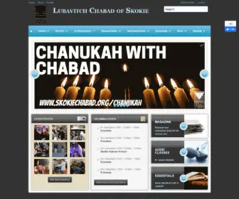 Skokiechabad.org(Lubavitch Chabad of Skokie) Screenshot