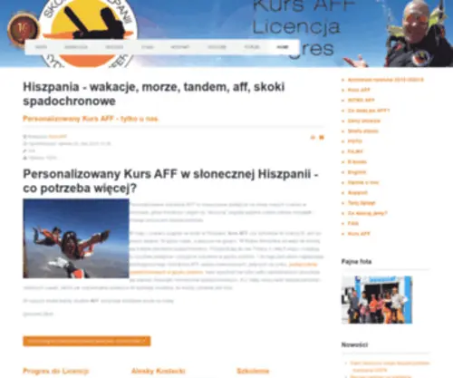 Skokiwhiszpanii.pl(Skokiwhiszpanii) Screenshot