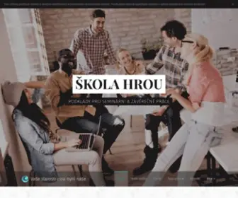 Skolahroupodklady.cz(Zpracování seminárních) Screenshot