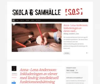 Skolaochsamhalle.se(Skola och Samhälle) Screenshot