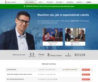 Skolapameti.cz(Dobrá paměť základ úspěchu) Screenshot