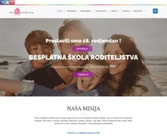 Skolaroditeljstva.com(Kola roditeljstva Nada Lazi) Screenshot