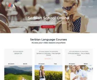 Skolasrpskog.com(Serbian School) Screenshot