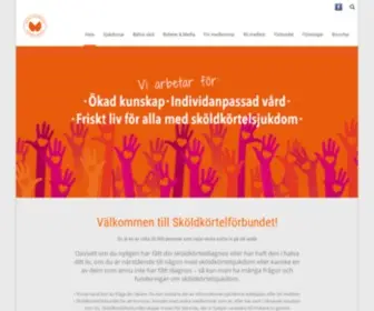 Skoldkortelforbundet.se(Sköldkörtelförbundet) Screenshot