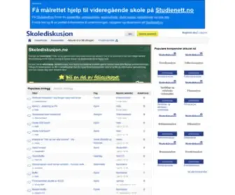 Skolediskusjon.no(Norges) Screenshot